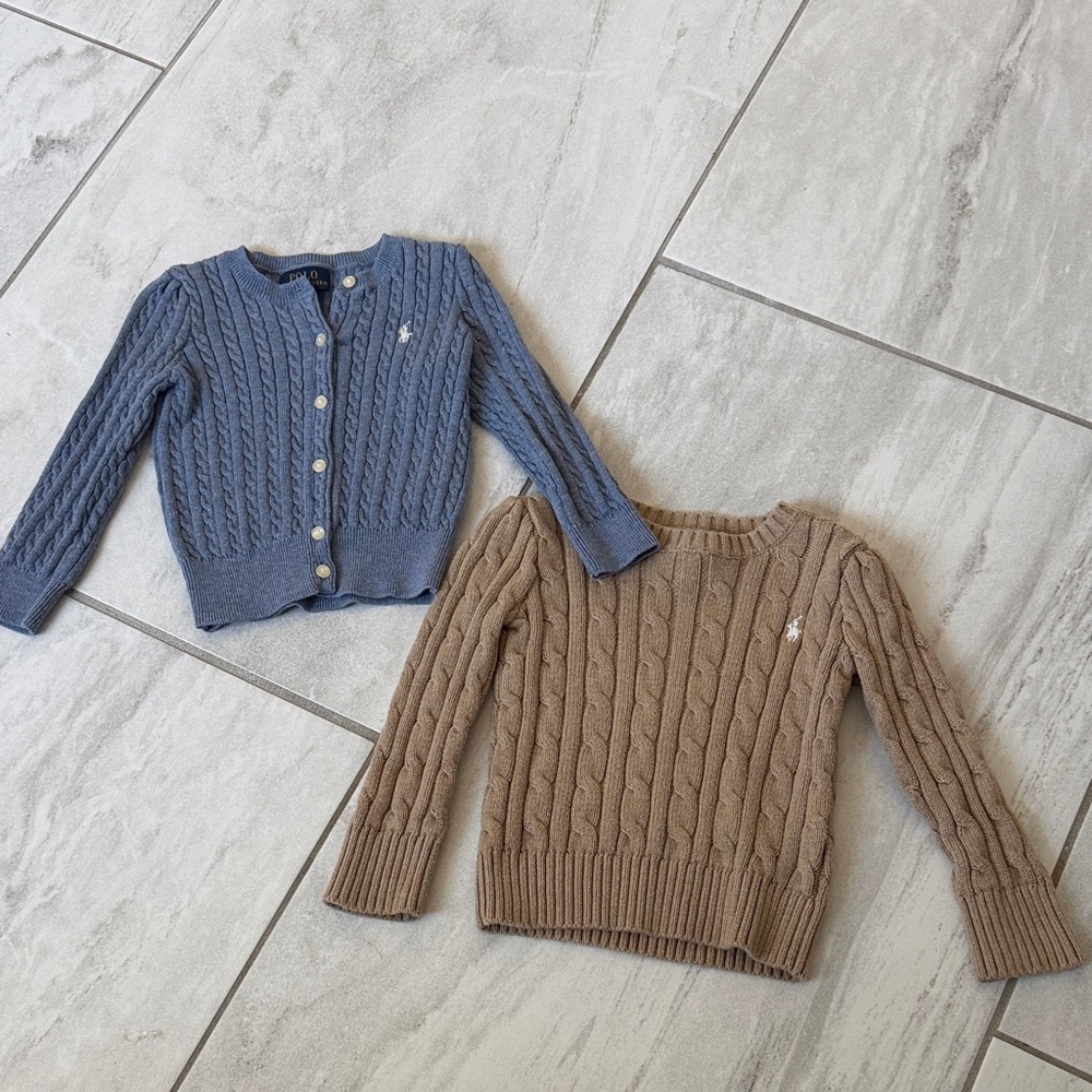 Cable Knit Cotton Sweaters Ralph Lauren